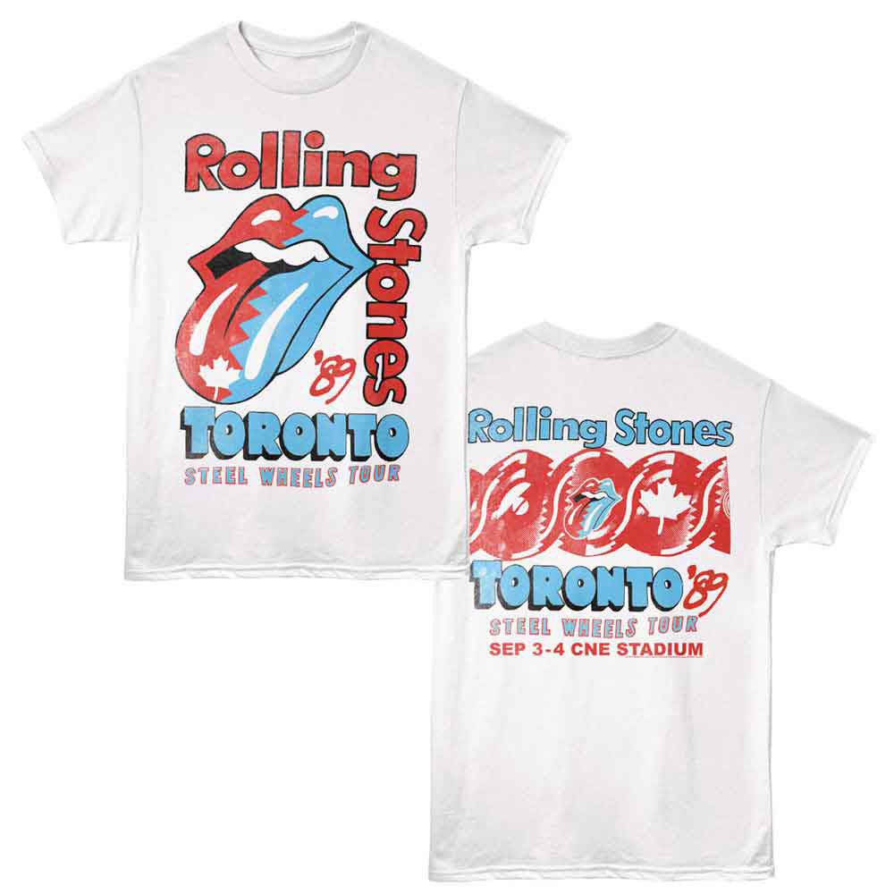 ROLLING STONES - (7月 新譜 記念 ) - Toronto Tour (復刻ツアーTシリーズ) / バックプリントあり